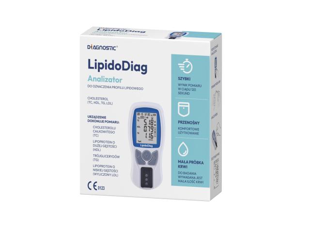 LipidoDiag Analizator do oznaczenia profilu lipidowego interakcje ulotka urządzenie - 1 szt.