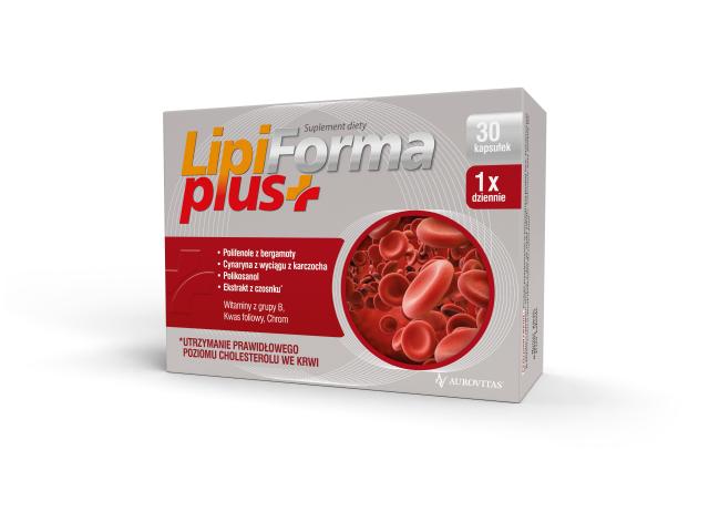Lipiforma Plus+ interakcje ulotka kapsułki - 30 kaps.