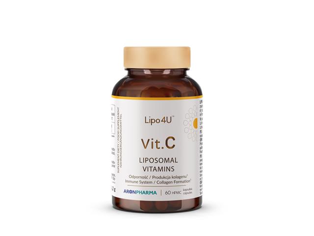 Lipo4U Vit. C interakcje ulotka kapsułki - 60 kaps.