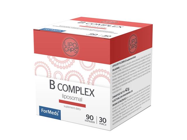 Lipocaps B Complex interakcje ulotka kapsułki - 90 kaps.