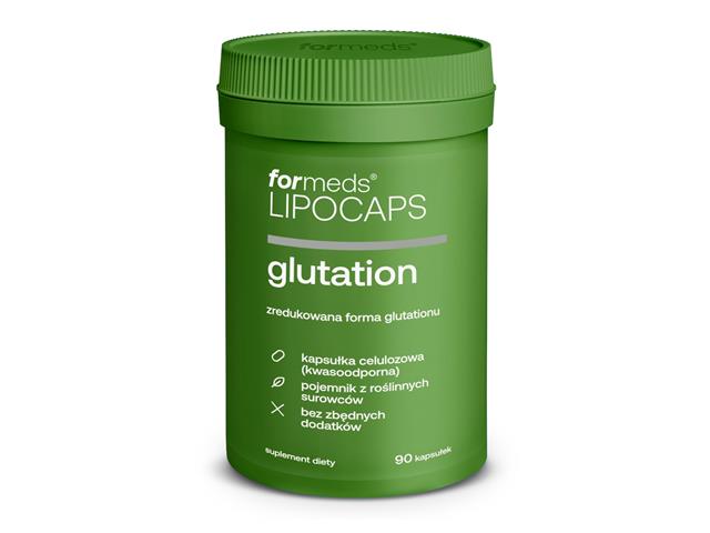 Lipocaps Glutation interakcje ulotka kapsułki - 90 kaps.