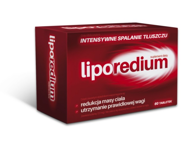 Liporedium interakcje ulotka tabletki  60 tabl.