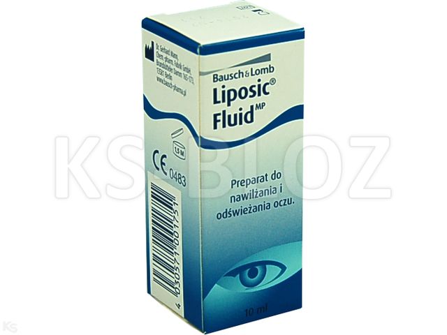 Liposic Fluid Mp interakcje ulotka żel do oczu  10 g | (tub.)