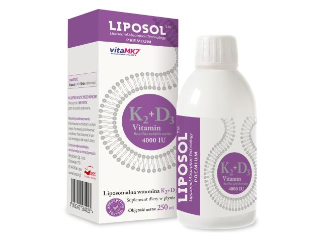 Liposol K2+D3 interakcje ulotka płyn - 250 ml