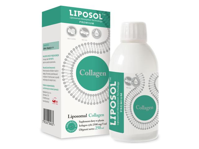 Liposol Liposomal Collagen kolagen rybi interakcje ulotka płyn - 250 ml