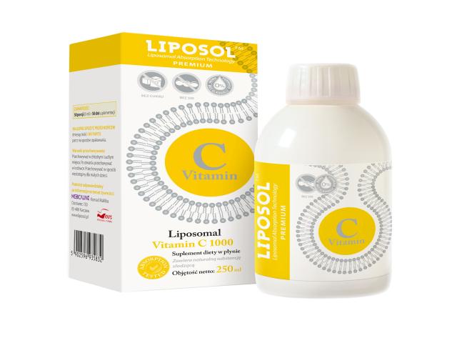 Liposol Liposomal Vitamin C 1000 interakcje ulotka płyn  250 ml