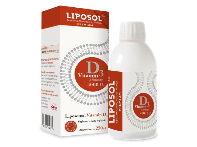 Liposol Liposomal Witamin D3 interakcje ulotka płyn  250 ml