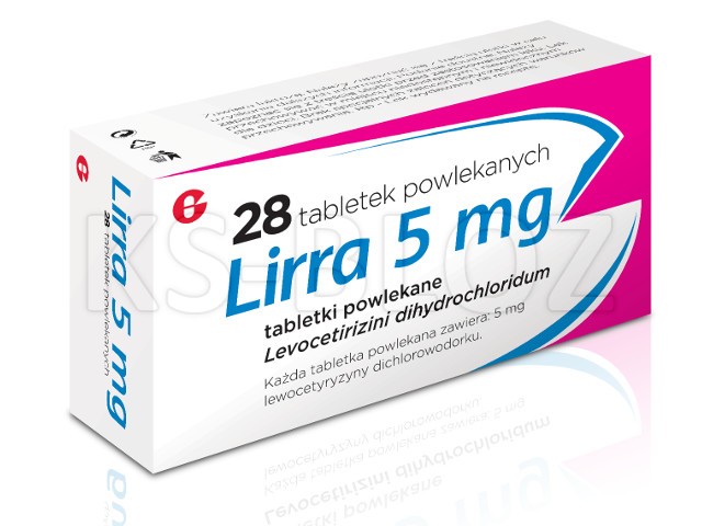 Lirra interakcje ulotka tabletki powlekane 5 mg 