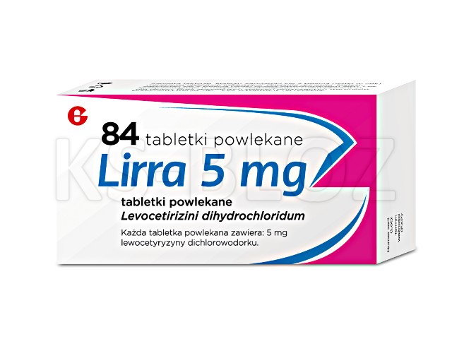 Lirra interakcje ulotka tabletki powlekane 5 mg 