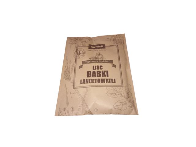 Liść Babki Lancetowatej interakcje ulotka herbata - 50 g