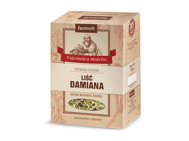 Liść Damiana interakcje ulotka herbata - 200 g