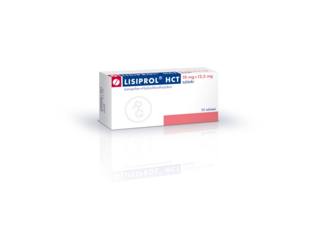 Lisiprol HCT interakcje ulotka tabletki 10mg+12,5mg 30 tabl. | 3 blist.po 10 szt.