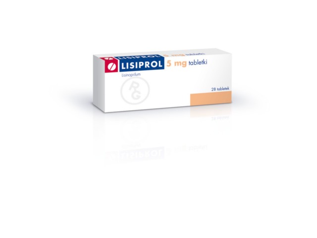 Lisiprol interakcje ulotka tabletki 5 mg 28 tabl. | 2 blist.po 14 szt.