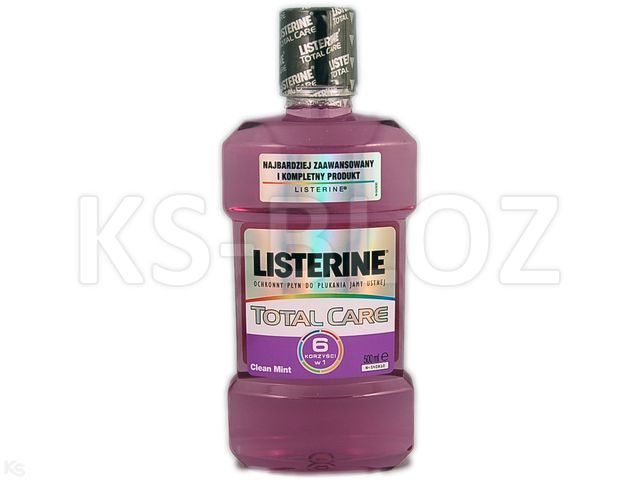 Listerine Total Care Płyn do płukania jamy ustnej interakcje ulotka płyn do płukania jamy ustnej  500 ml