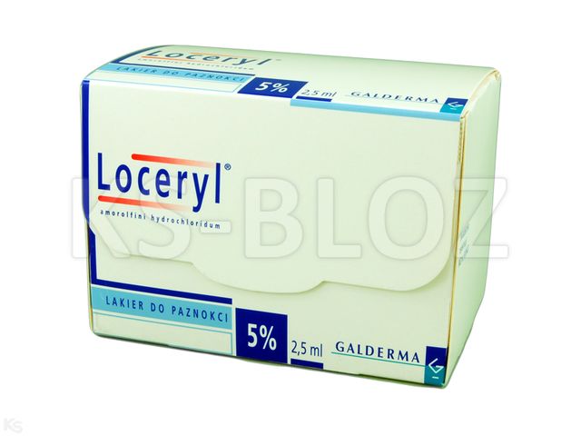 Loceryl interakcje ulotka lakier do paznokci leczniczy 50 mg/ml 2.5 ml