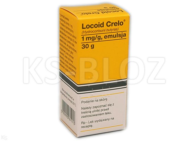 Locoid Crelo interakcje ulotka emulsja 1 mg/g 30 g | butelka