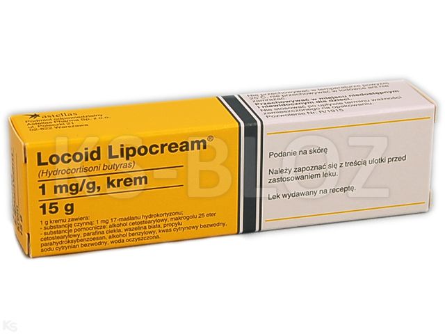 Locoid Lipocream interakcje ulotka krem 1 mg/g 15 g