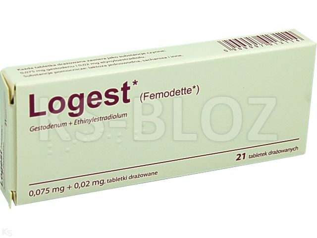 Logest interakcje ulotka tabletki powlekane 20mcg+75mcg 21 tabl. | blist.