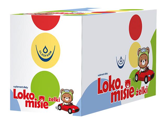 Lokomisie display interakcje ulotka żelki - 140 g