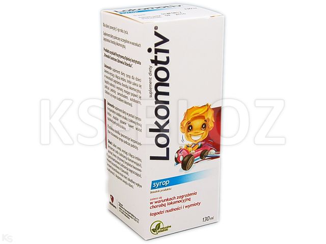 Lokomotiv dla dzieci smak landrynkowy interakcje ulotka syrop  130 ml