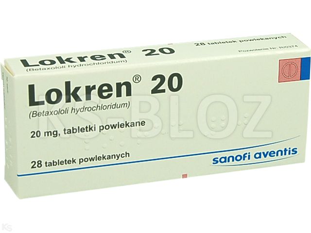 Lokren 20 interakcje ulotka tabletki powlekane 20 mg 
