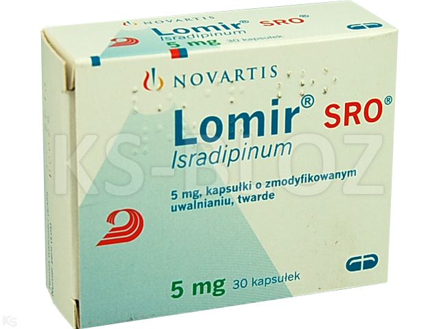 Lomir SRO interakcje ulotka kapsułki o zmodyfikowanym uwalnianiu twarde 5 mg 30 kaps.