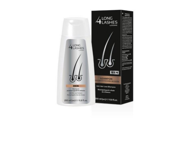 Long 4 Lashes Szampon przeciw wypadaniu włosów dla mężczyzn interakcje ulotka szampon - 200 ml