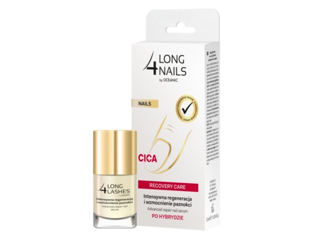 Long 4 Nails Intensywna Regeneracja I Wzmocnienie paznokci po hybrydzie interakcje ulotka serum - 10 ml