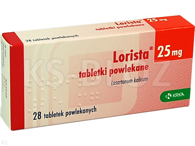 Lorista interakcje ulotka tabletki powlekane 25 mg 28 tabl. | 2 blist.po 14 szt.