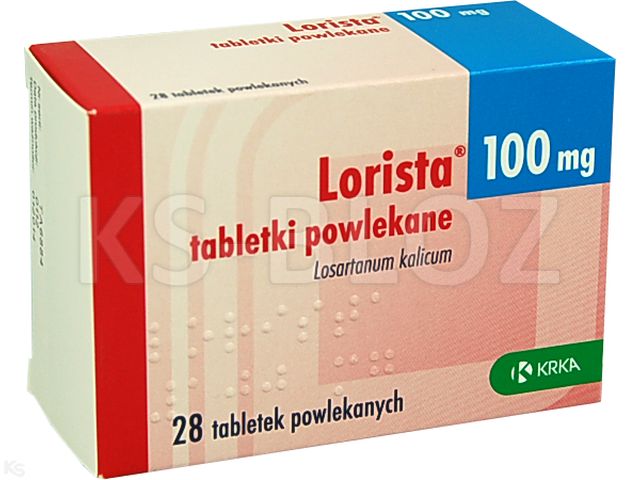 Lorista interakcje ulotka tabletki powlekane 100 mg 