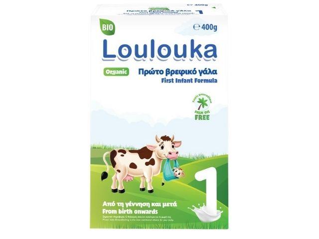 Loulouka BIO 1 Organiczne Mleko początkowe dla niemowląt od urodzenia interakcje ulotka proszek - 400 g