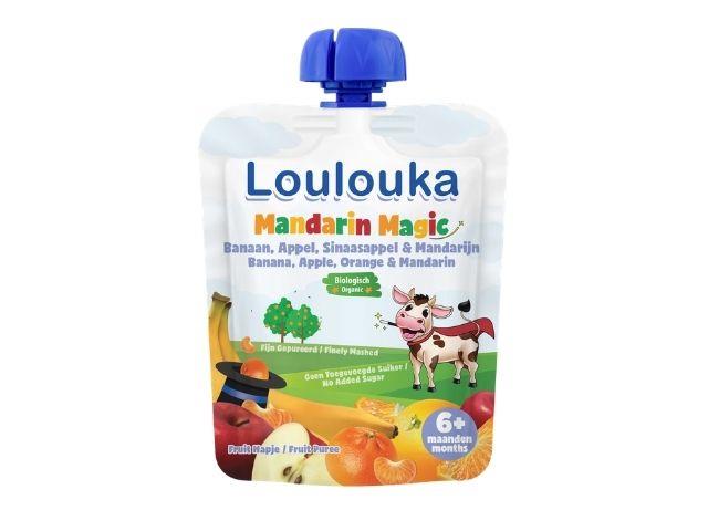 Loulouka Magiczna Mandarynka Mus owocowy od ukończenia 6ms interakcje ulotka deser  90 g