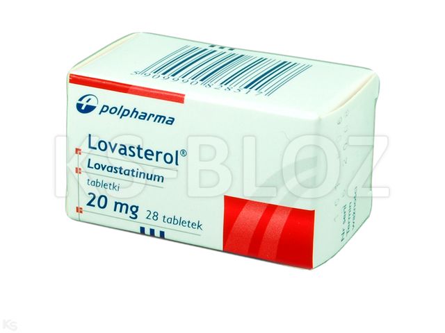 Lovasterol interakcje ulotka tabletki 20 mg 28 tabl. | fiol.