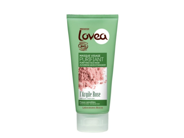 LOVEA Maska do skóry wrażliwej Bio różowa glinka interakcje ulotka  - 75 ml