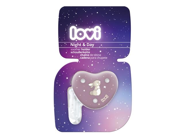 LOVI Night&Day Łańcuszek do smoczka 10/893 girl interakcje ulotka   1 szt.