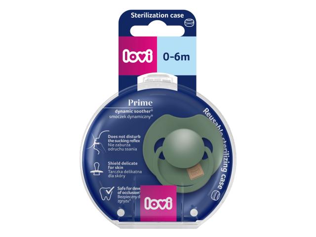 Lovi Prime Smoczek dynamiczny silikonowy forest 34/445 0-6 miesięcy interakcje ulotka smoczek 1 szt.