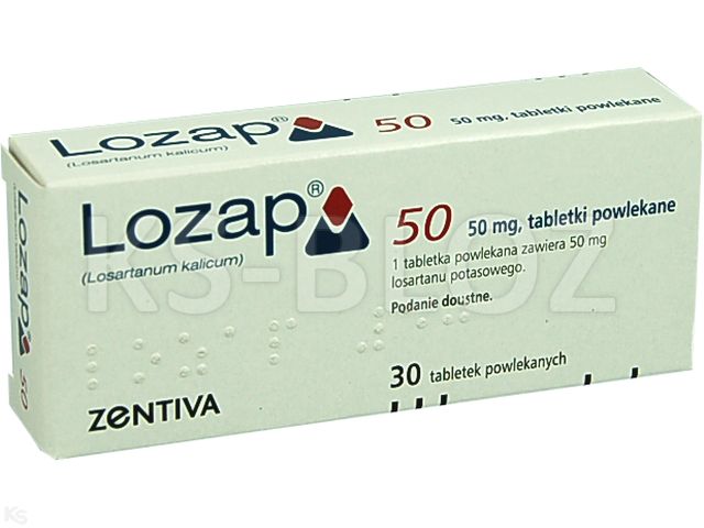 Lozap 50 interakcje ulotka tabletki powlekane 50 mg 