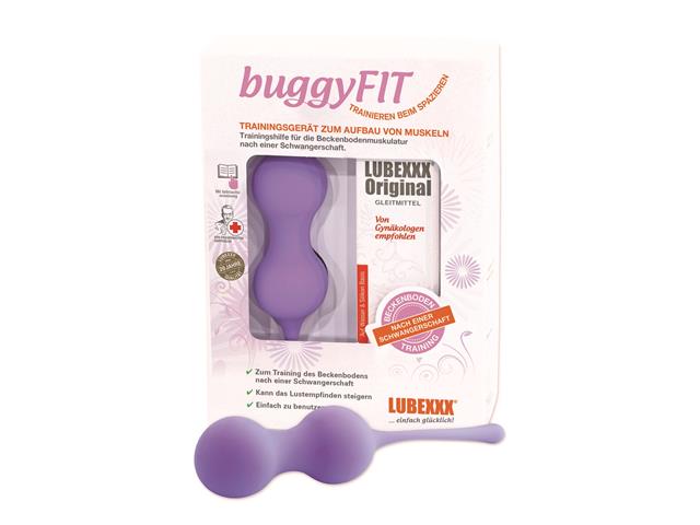 Lubexxx buggyFit Zestaw do ćwiczeń mięśni dna miednicy po ciąży (żel nawilżający + ciężarek 58g) interakcje ulotka zestaw - 1 szt.