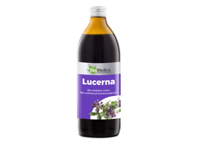 Lucerna 0,5 l suplement diety interakcje ulotka płyn  500 ml
