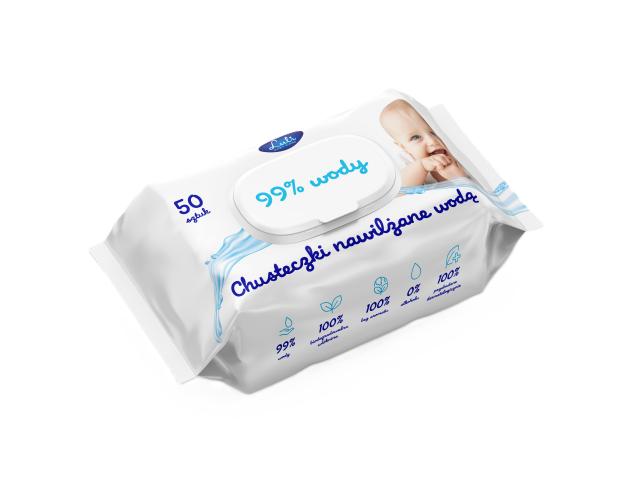 Luli Baby Care Chusteczki nawilżane 99 % wody interakcje ulotka chusteczka 50 szt.