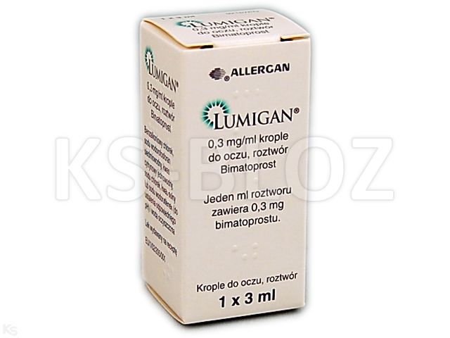 Lumigan interakcje ulotka krople do oczu, roztwór 300 mcg/ml 1 but. po 3 ml