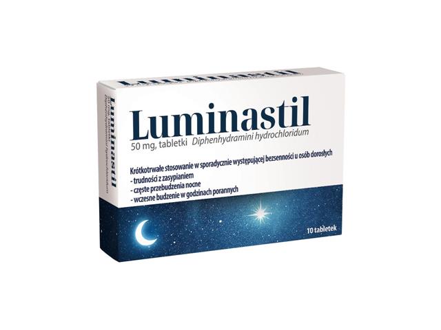 Luminastil interakcje ulotka tabletki 50 mg 10 tabl.