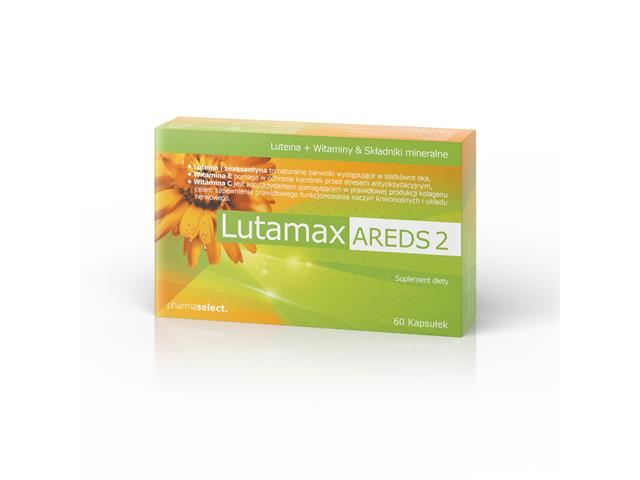 Lutamax Areds 2 interakcje ulotka kapsułki  60 kaps.
