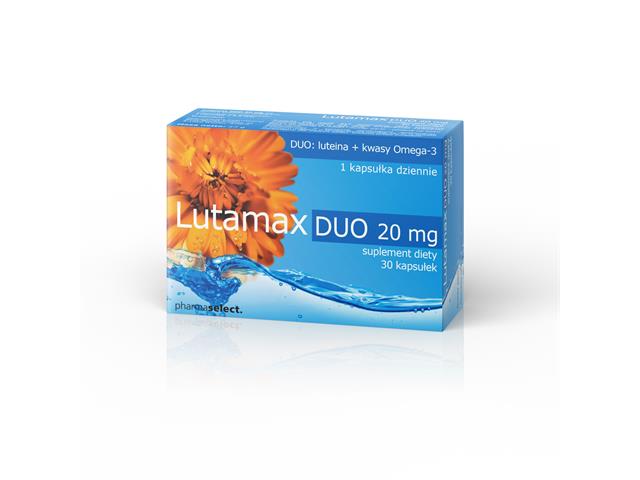 Lutamax Duo 20 mg interakcje ulotka kapsułki  30 kaps.