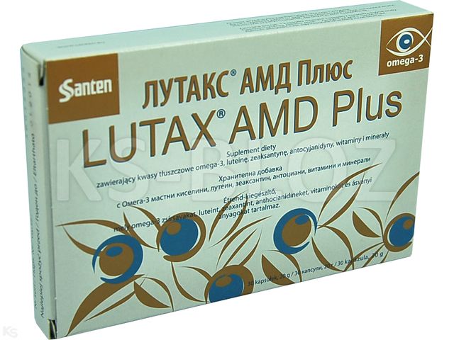 Lutax Amd Plus interakcje ulotka kapsułki  30 kaps.