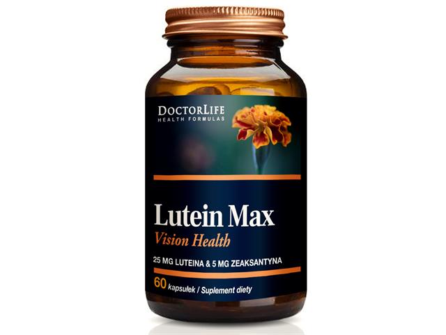 Lutein Max interakcje ulotka kapsułki - 60 kaps.