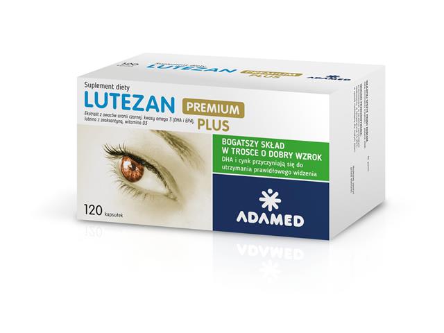 Lutezan Premium Plus interakcje ulotka kapsułki  120 kaps.