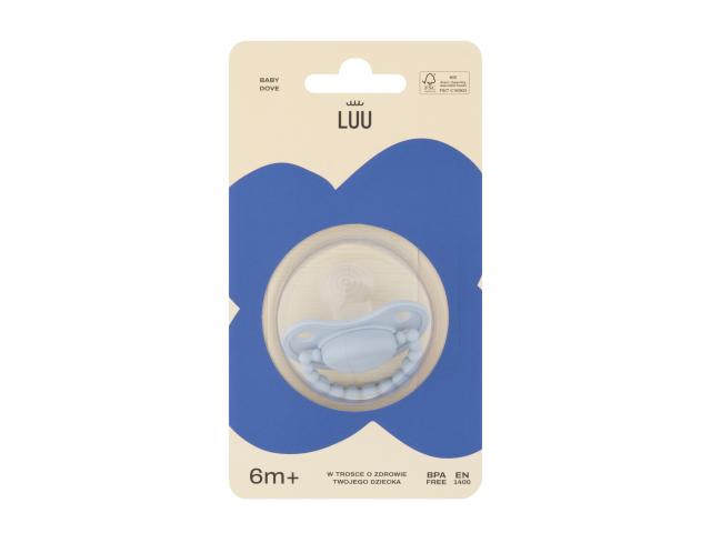 Luu Smoczek baby dove 6 m+ interakcje ulotka smoczek - 1 szt.