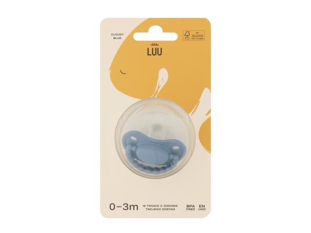 Luu Smoczek cloudy blue 0-3 miesiące interakcje ulotka smoczek - 1 szt.