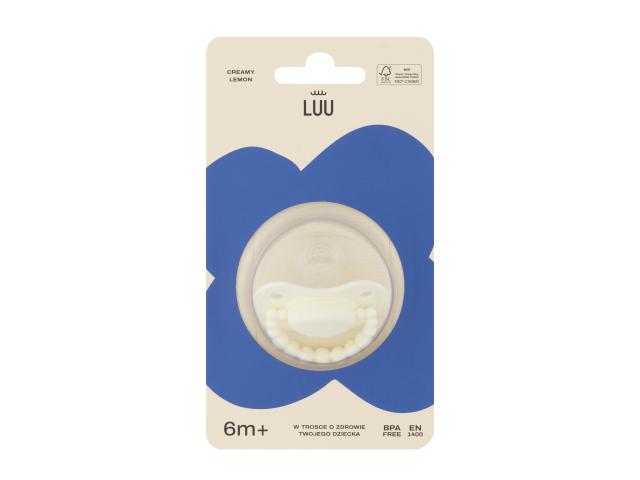 Luu Smoczek creamy lemon 6 m+ interakcje ulotka smoczek - 1 szt.
